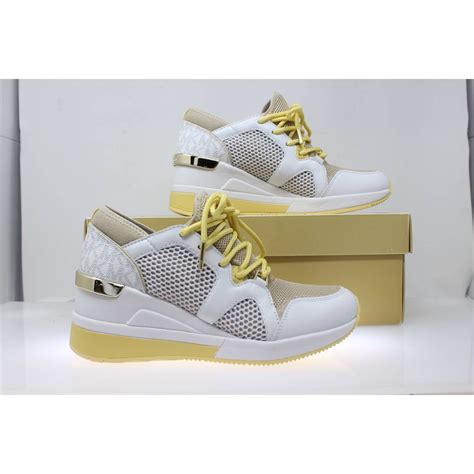michael kors liv trainer white